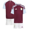 Oficiální Fotbalový Dres Aston Villa Domácí 2024-25 pro Děti